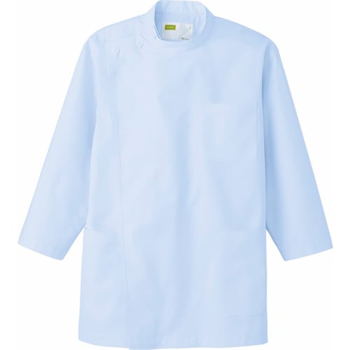 八分袖男子横掛 WH10435 ブルー M