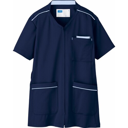 レディーススクラブ WH11895 L ネービー