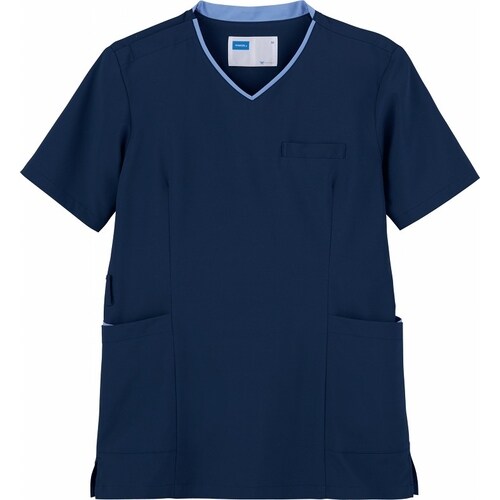 レディースSTスクラブ WH13095 S 紺