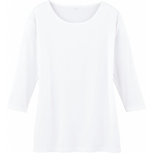七分袖起毛Tシャツ WH90129 S 白