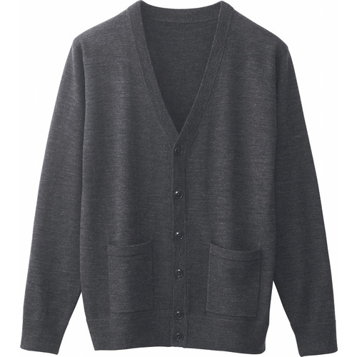メンズカーディガン WH90419 グレー L