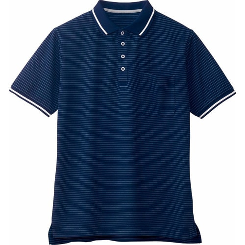 半袖ポロシャツ WH90518 ネービー 4L