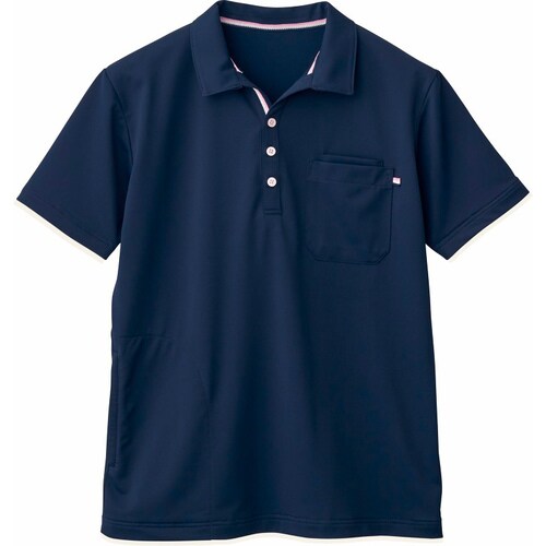 半袖ポロシャツ WH90718 ネービー LL