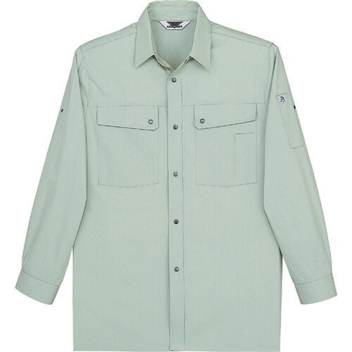 長袖シャツ 107 ア−スグリ−ン S