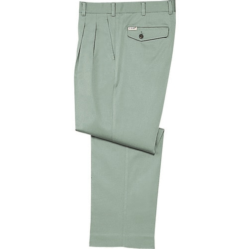 ツータックパンツ H291 Eグリ−ン 101