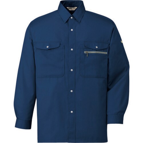 長袖シャツ 606 ネ−ビ− 5L