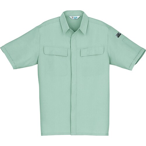半袖シャツ 921 スプレ−グリ−ン 4L