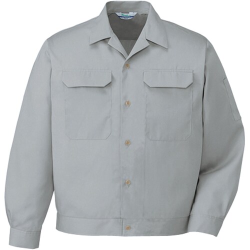 長袖ジャンパー 6058 グレ− 4L