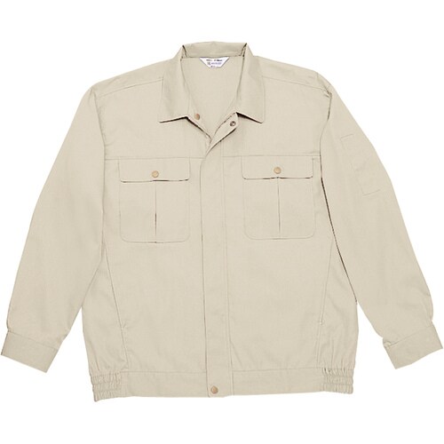 長袖ブルゾン 1061 アイボリ− 5L