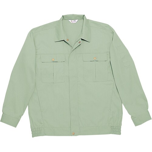 長袖ブルゾン 1061 ア−スグリ−ン LL