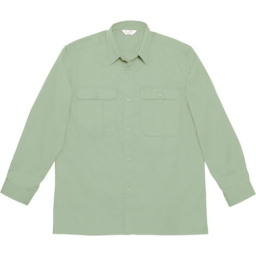 長袖シャツ 1065 ア−スグリ−ン 4L