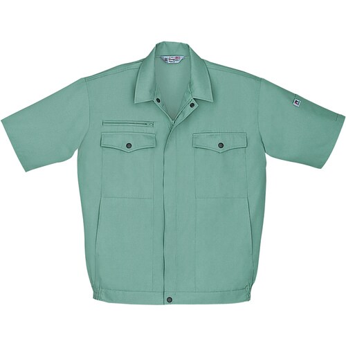 半袖ブルゾン 1760 スモ−クグリ−ン L