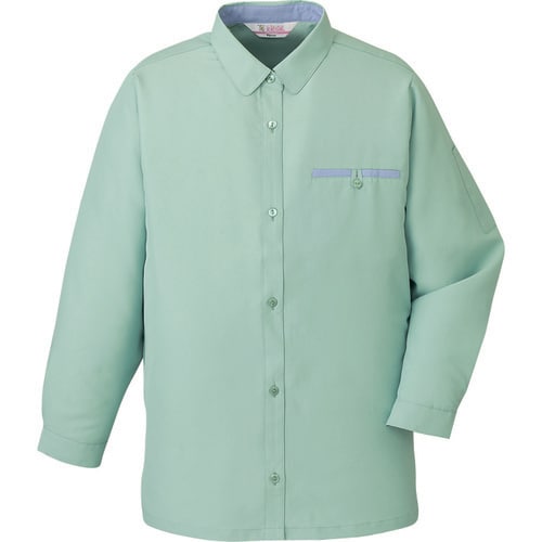 レディース長袖シャ 24105 Sグリ−ン EL