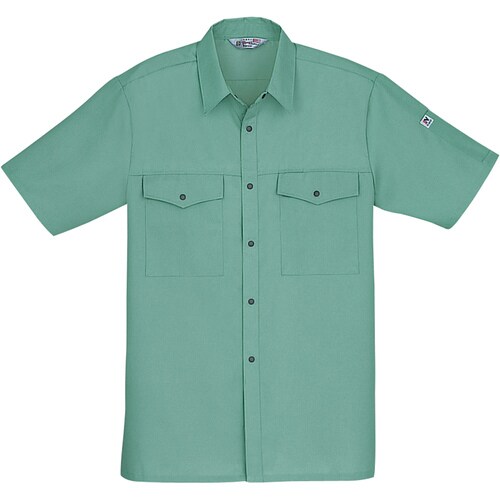 半袖シャツ 1766 スモ−クグリ−ン LL