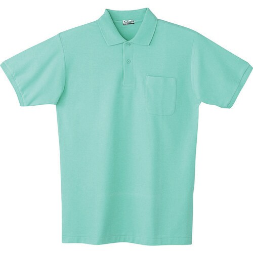 半袖ポロシャツ 24414 ミントグリ−ン M