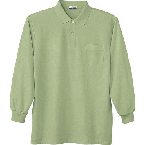 長袖ポロシャツ 24434 ア−スグリ−ン M
