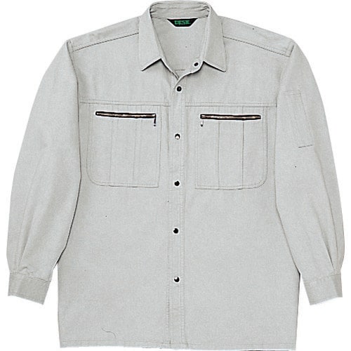 長袖シャツ 30204 シルバ− LL