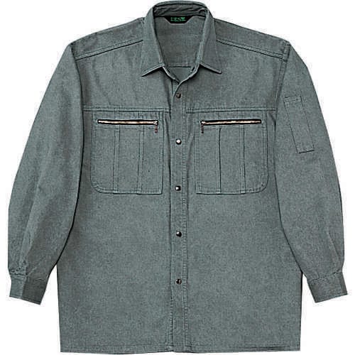 長袖シャツ 30204 スミグレ− M