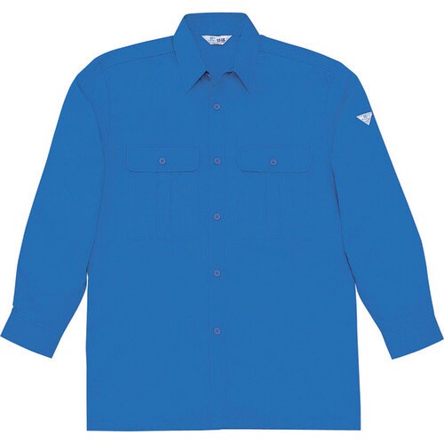 長袖シャツ 34104 ブル− LL