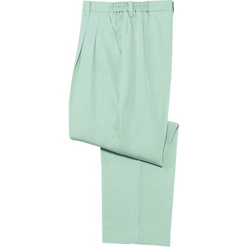 ツータックパンツ 41306 ライトグリ−ン L