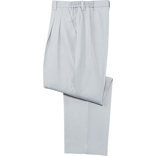 ツータックパンツ 41306 シルバ− M