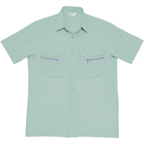 半袖シャツ 44014 スプレ−グリ−ン L