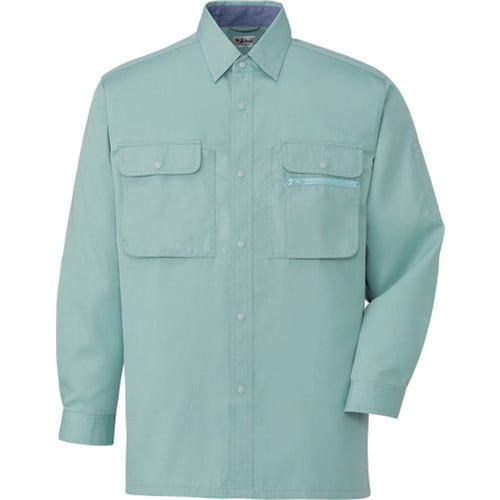 長袖シャツ 44104 ア−スグリ−ン M