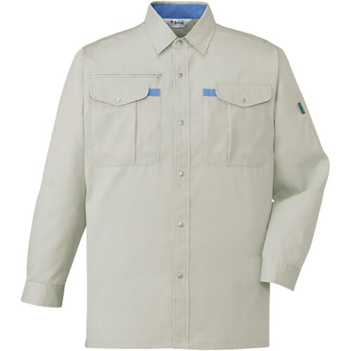 長袖シャツ 45004 アイボリ− 5L