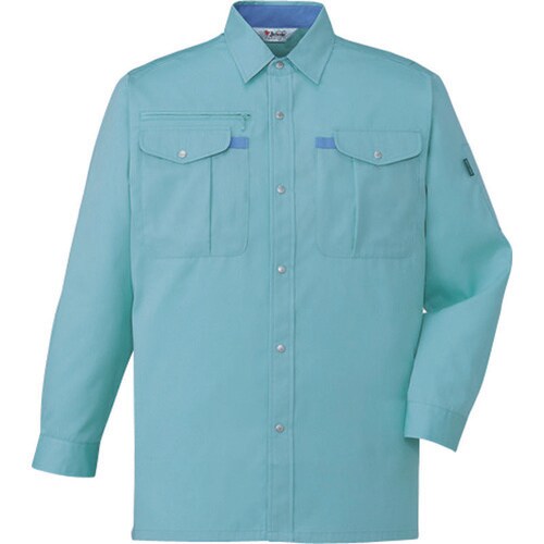 長袖シャツ 45004 ミストブル− 5L