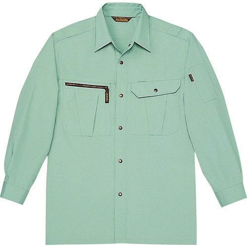 長袖シャツ 45204 ア−スグリ−ン M