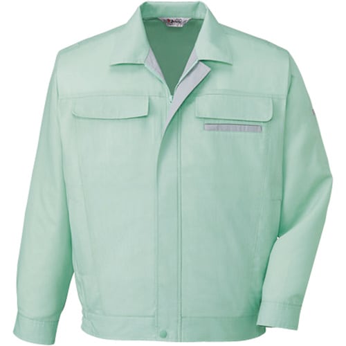 長袖ブルゾン 45300 ライトグリ−ン 4L