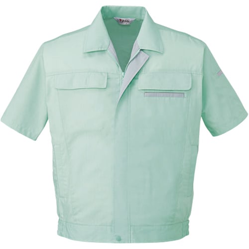 半袖ブルゾン 45310 ライトグリ−ン M