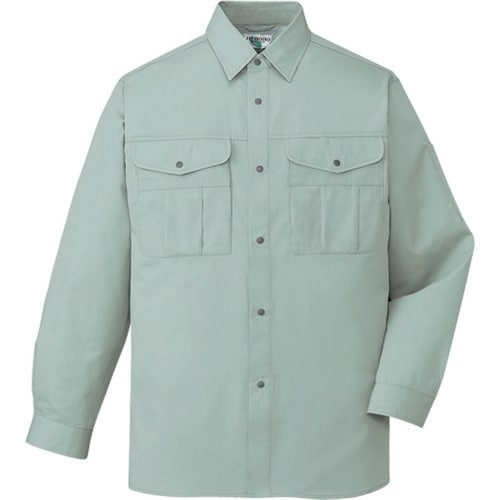 長袖シャツ 46104 ア−スグリ−ン S