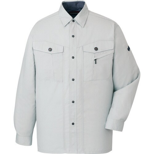 長袖シャツ 47704 シルバ− EL