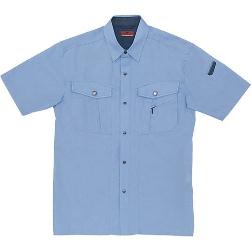 半袖シャツ 47714 ライトブル− EL