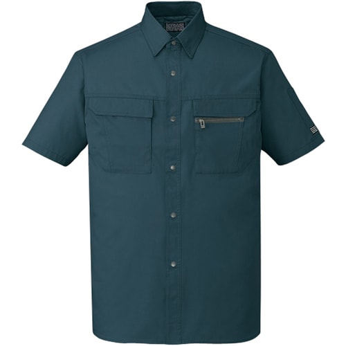 半袖シャツ 46214 ブル−ノ−ト S