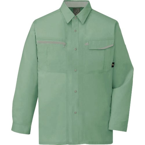 長袖シャツ 47804 スモ−クグリ−ン EL