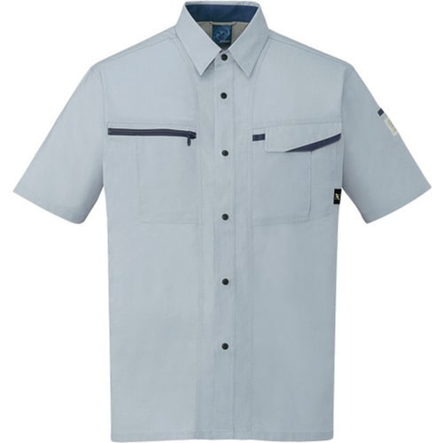 半袖シャツ 47814 シルバ− 5L