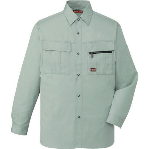 長袖シャツ 46304 ア−スグリ−ン M