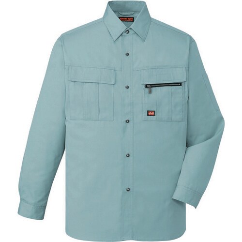 長袖シャツ 46304 ミストグリ−ン 5L