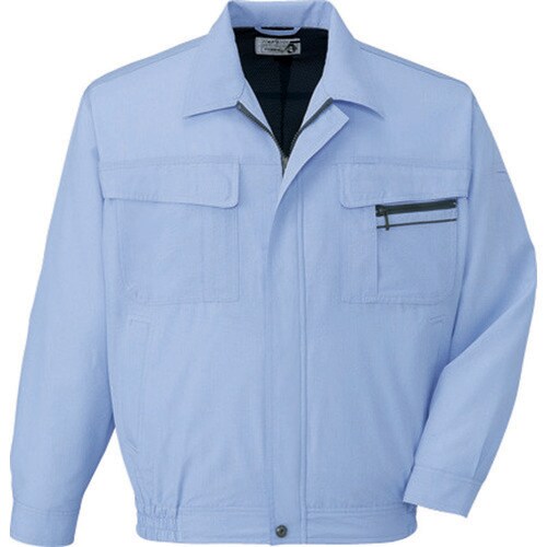 長袖ブルゾン 46500 ソフトブル− 4L