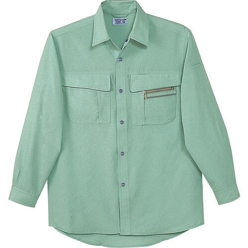 長袖シャツ 46504 スプレ−グリ−ン M