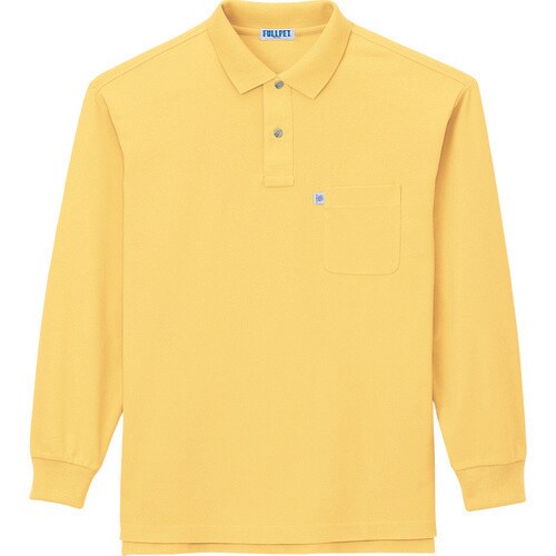 長袖ポロシャツ 46634 イエロ− M