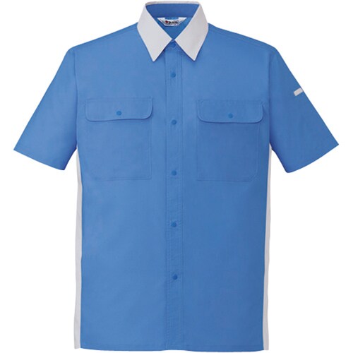 半袖シャツ 46814 ライトブル− 4L