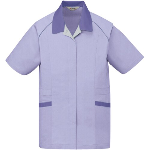 半袖スモック 46835 ラベンダ− 4L