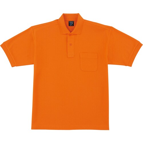 半袖ポロシャツ 47614 オレンジ EL