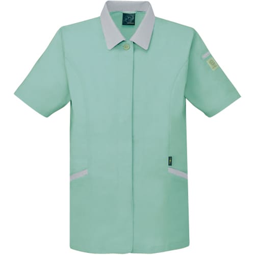 半袖スモック 47835 スモ−クグリ−ン S