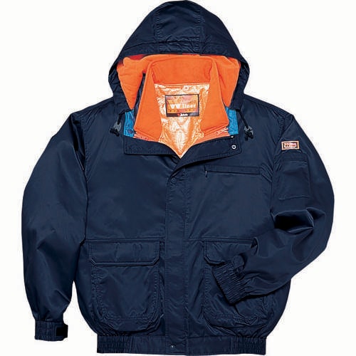 ブルゾン(フード付 48010 ネ−ビ− 4L