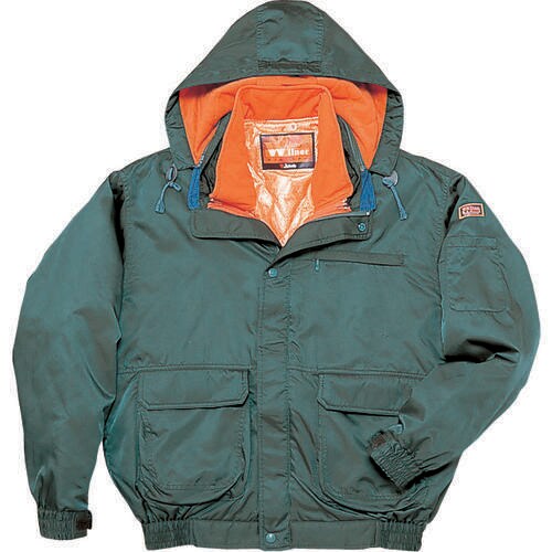 ブルゾン(フード付 48010 SKグリ−ン M