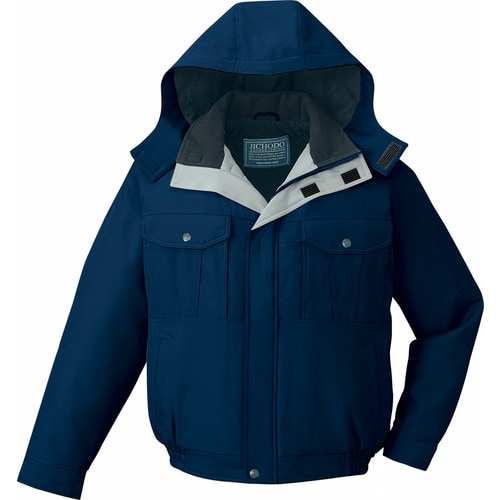 ブルゾン(フード付 48140 ネ−ビ− M